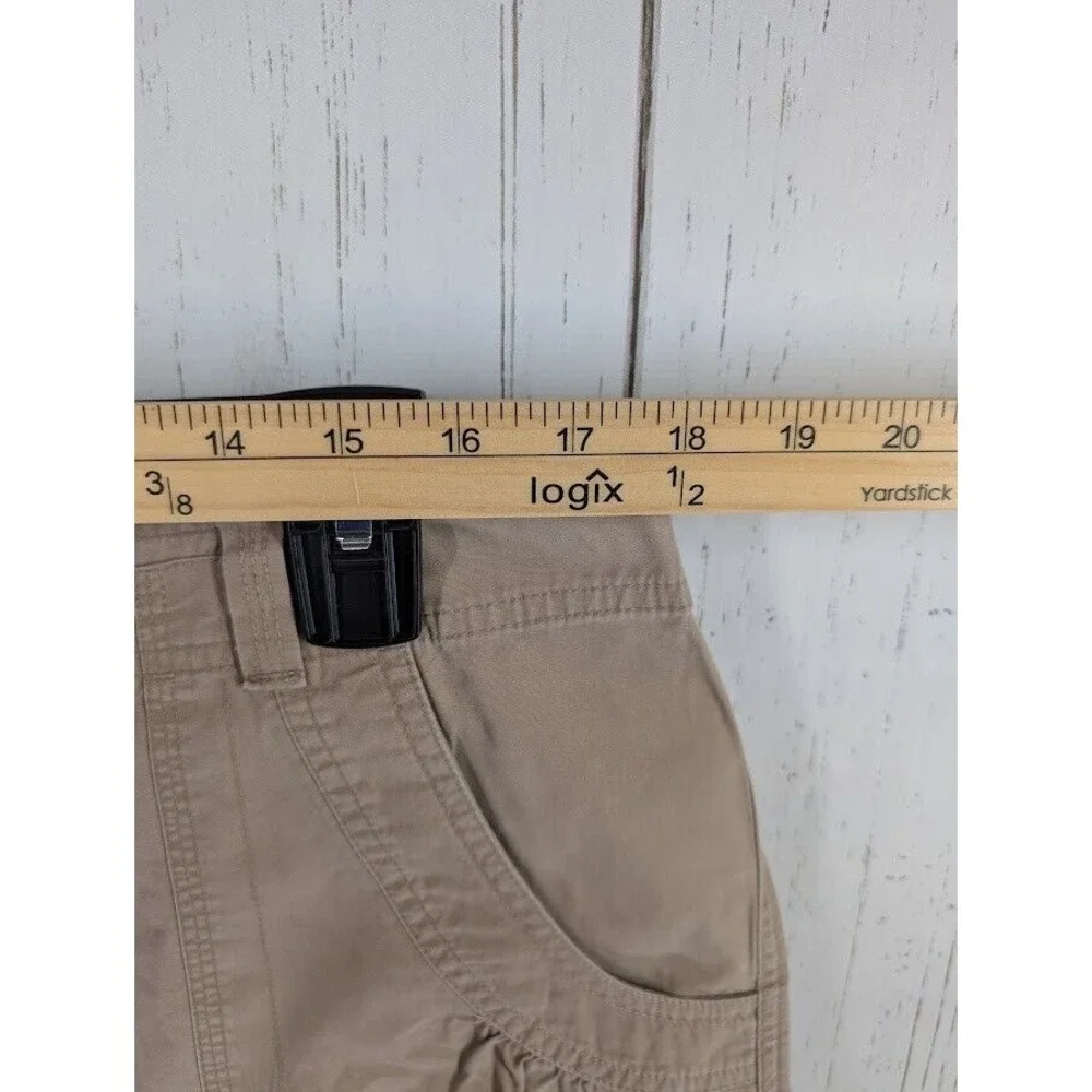 Vanheusen Size 14 Tan 100% Cotton‎ Womens Casual Outdoor Summer Shorts
